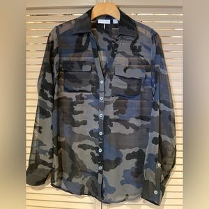 See through camo shirt